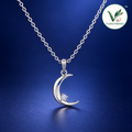Varenmere™ Crescent Moon Crystal Necklace