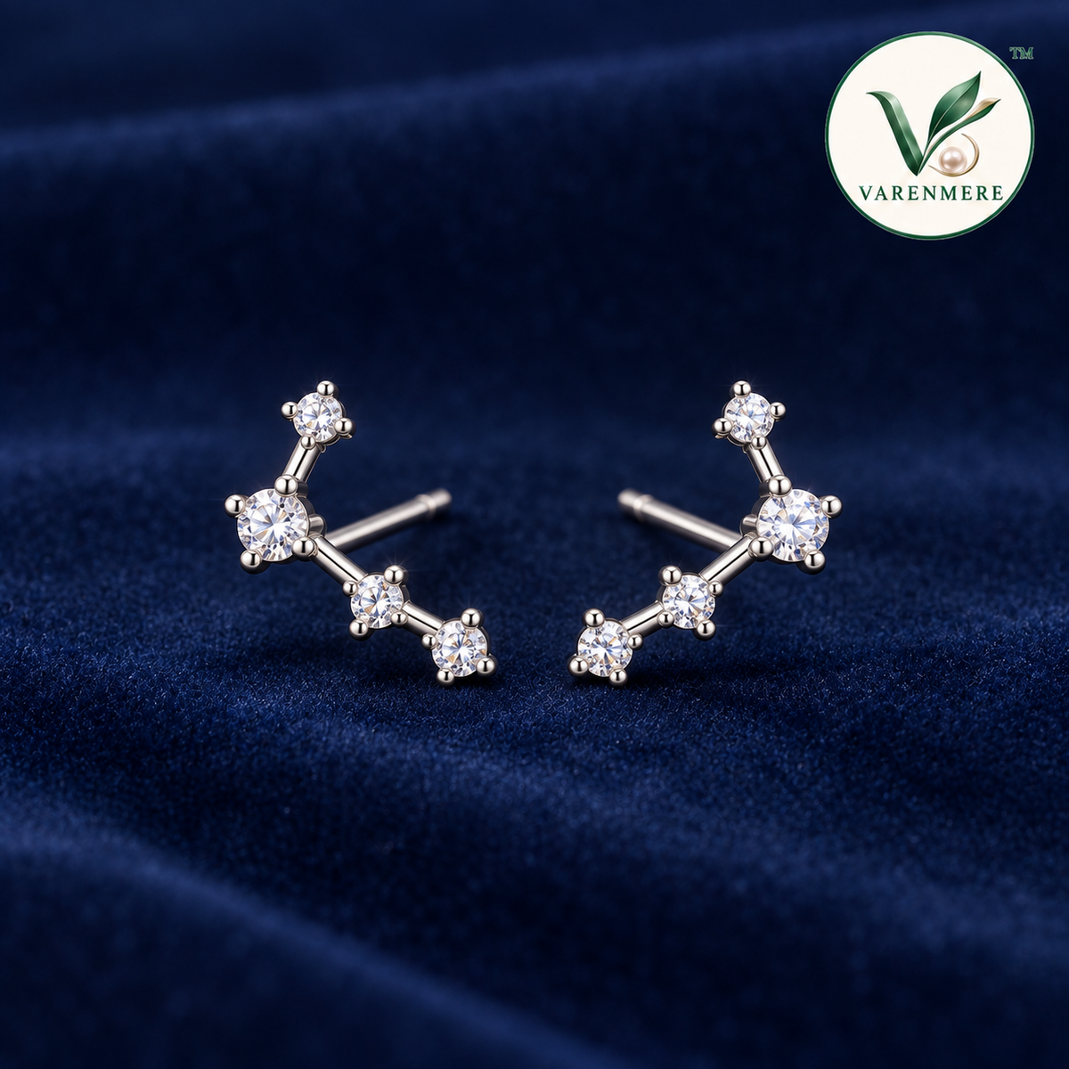 Varenmere™ Crystal Constellation Stud Earrings