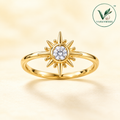 Varenmere™ Sunburst Crystal Statement Ring