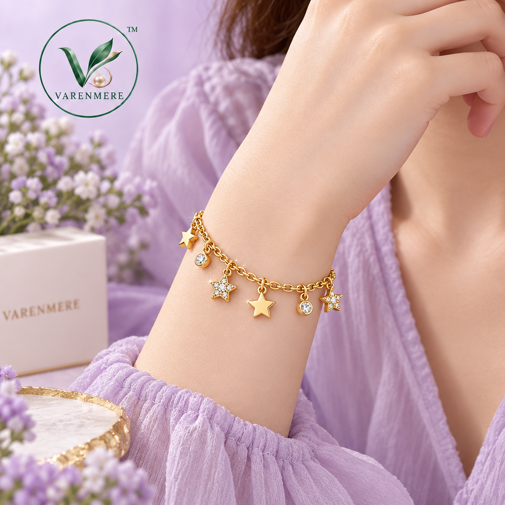 Varenmere™ Star Charm Chain Bracelet