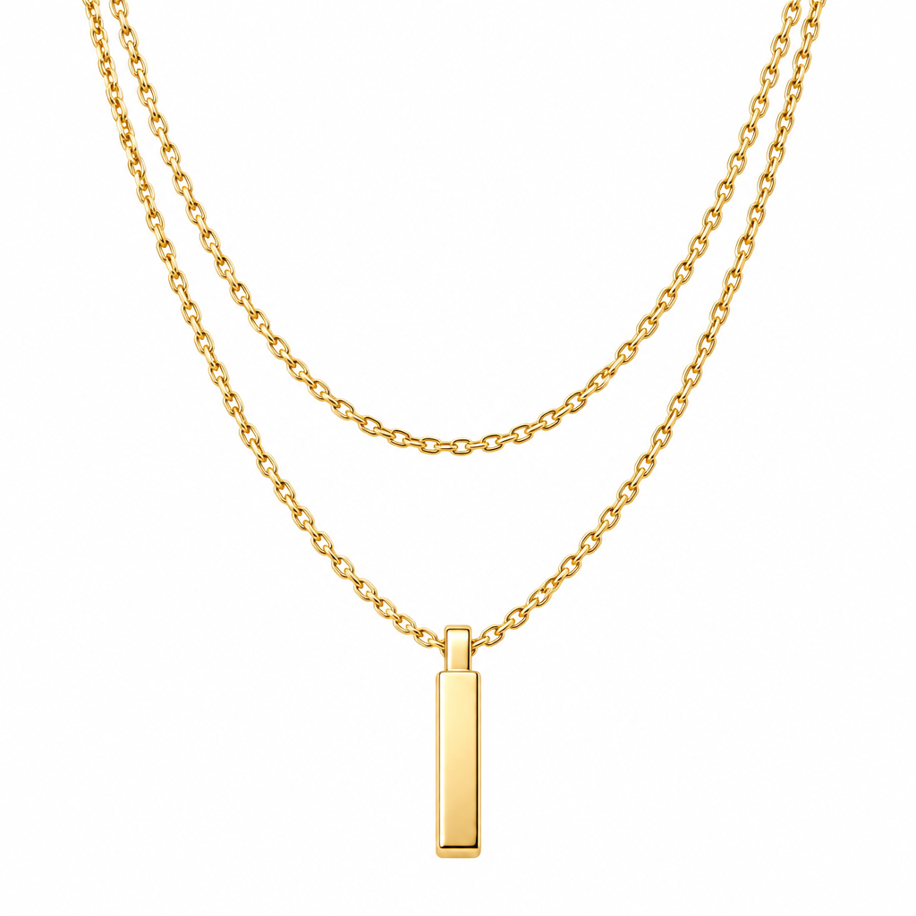 Varenmere™ Double-Layer Bar Necklace