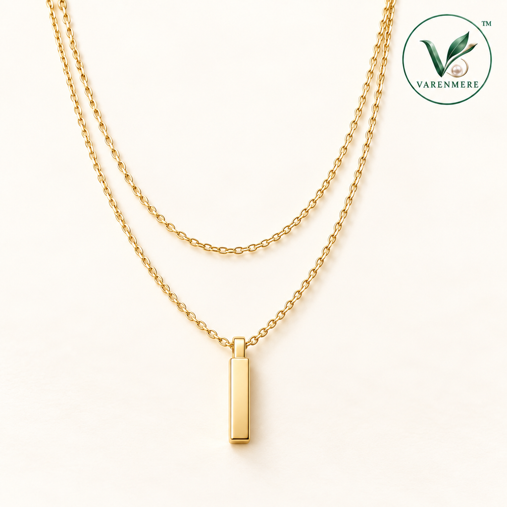 Varenmere™ Double-Layer Bar Necklace