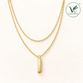Varenmere™ Double-Layer Bar Necklace