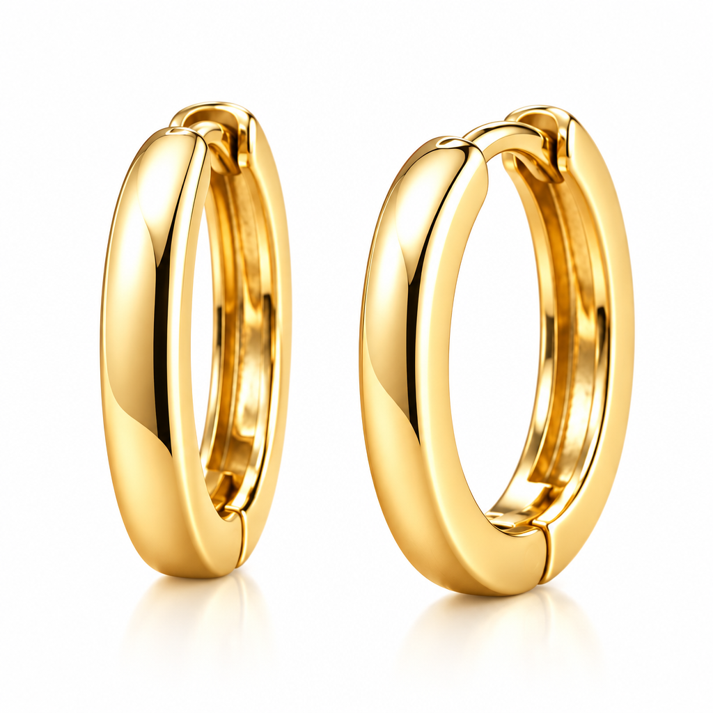 Varenmere™ Sculpted Oval Hoop Earrings