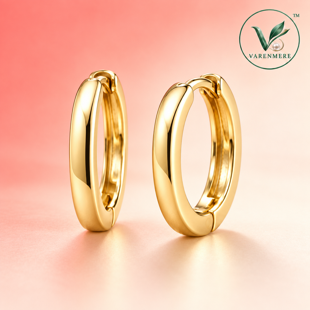 Varenmere™ Sculpted Oval Hoop Earrings