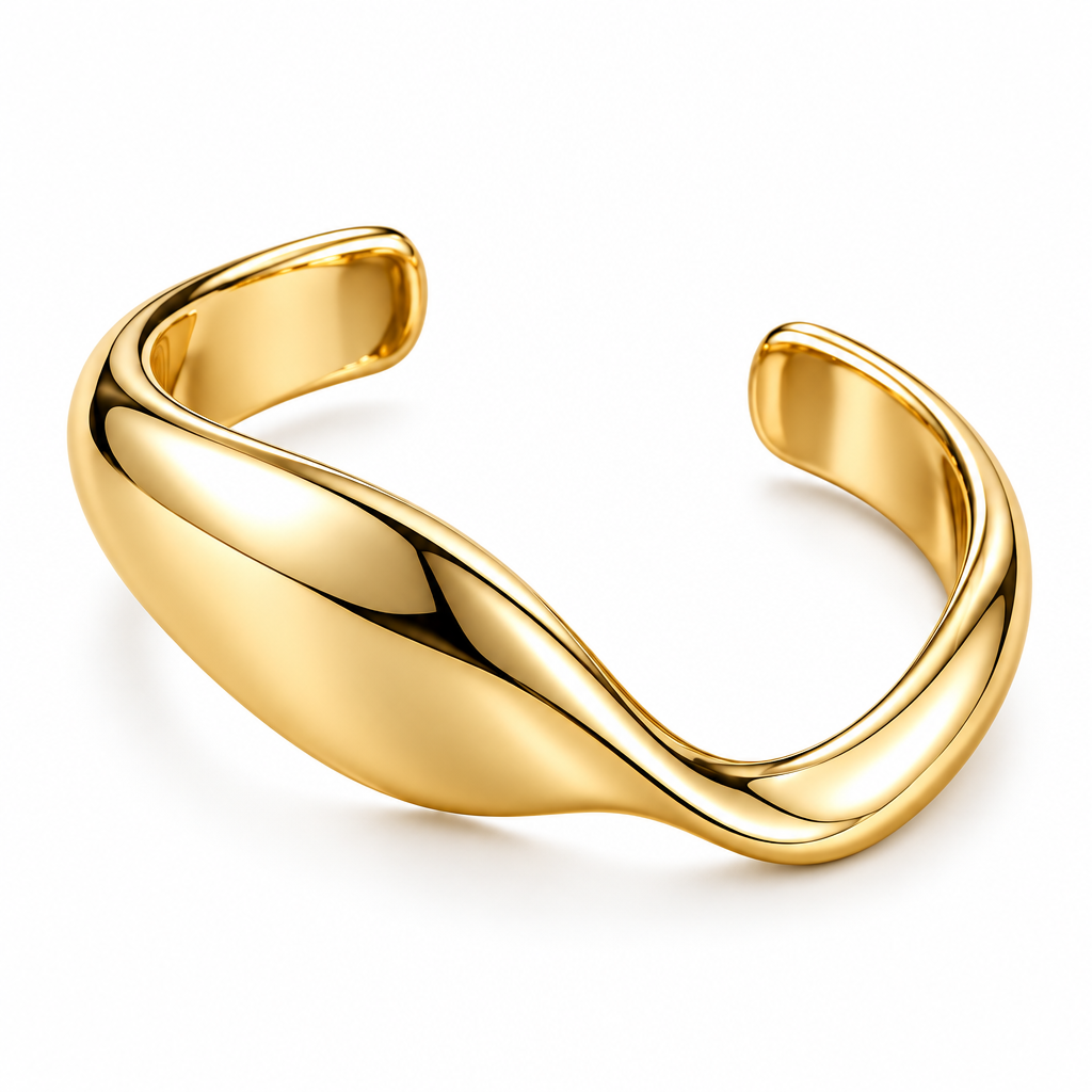 Varenmere™ Sculptural Open Cuff Bracelet