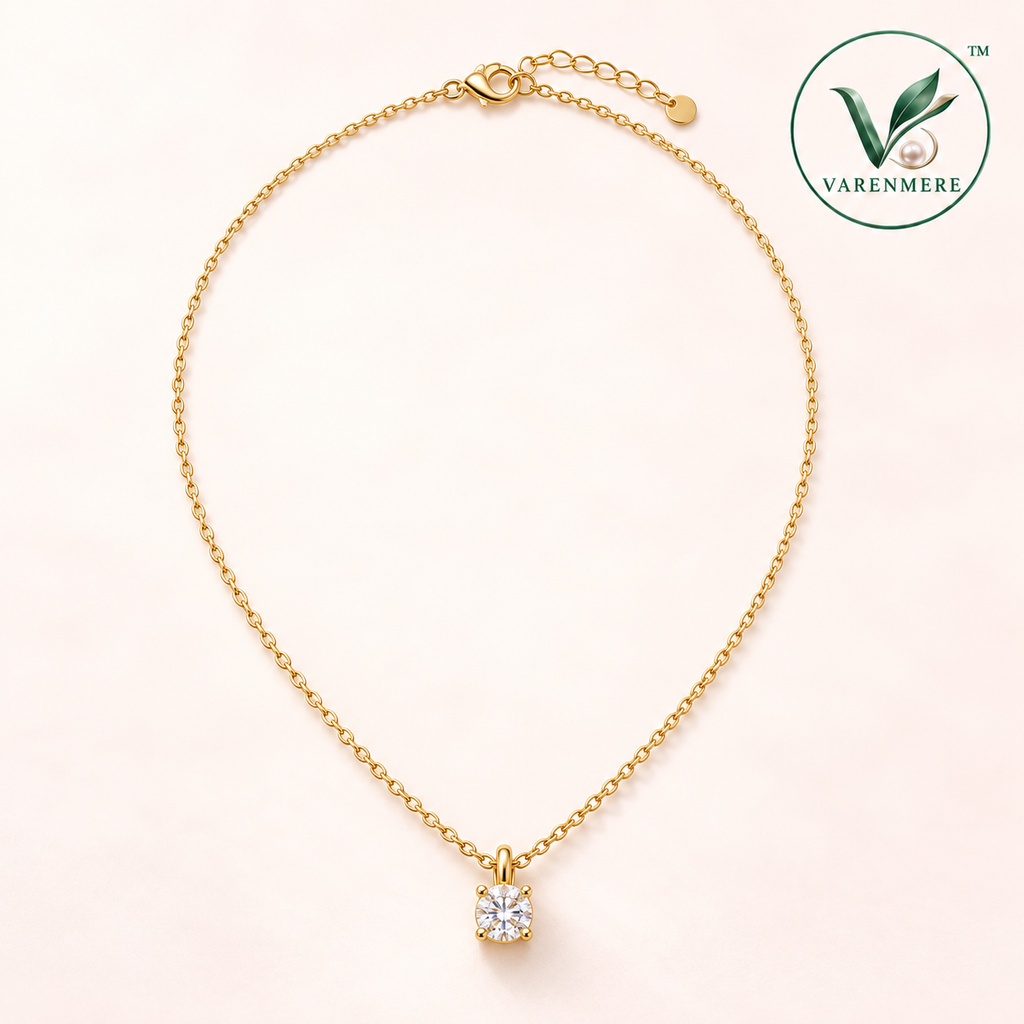 Varenmere™ Classic Solitaire Pendant Necklace