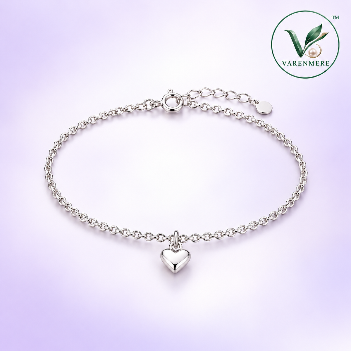 Varenmere™ Petite Heart Charm Bracelet