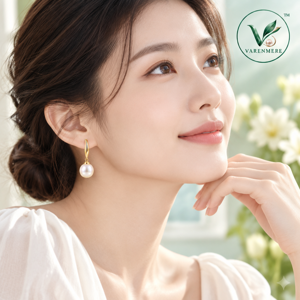 Varenmere™ Freshwater Pearl Drop Earrings