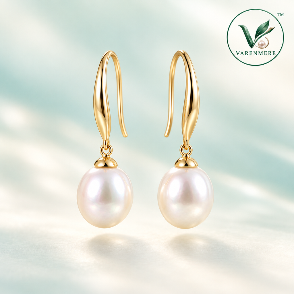 Varenmere™ Freshwater Pearl Drop Earrings