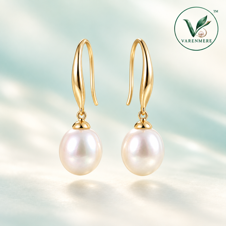 Varenmere™ Freshwater Pearl Drop Earrings