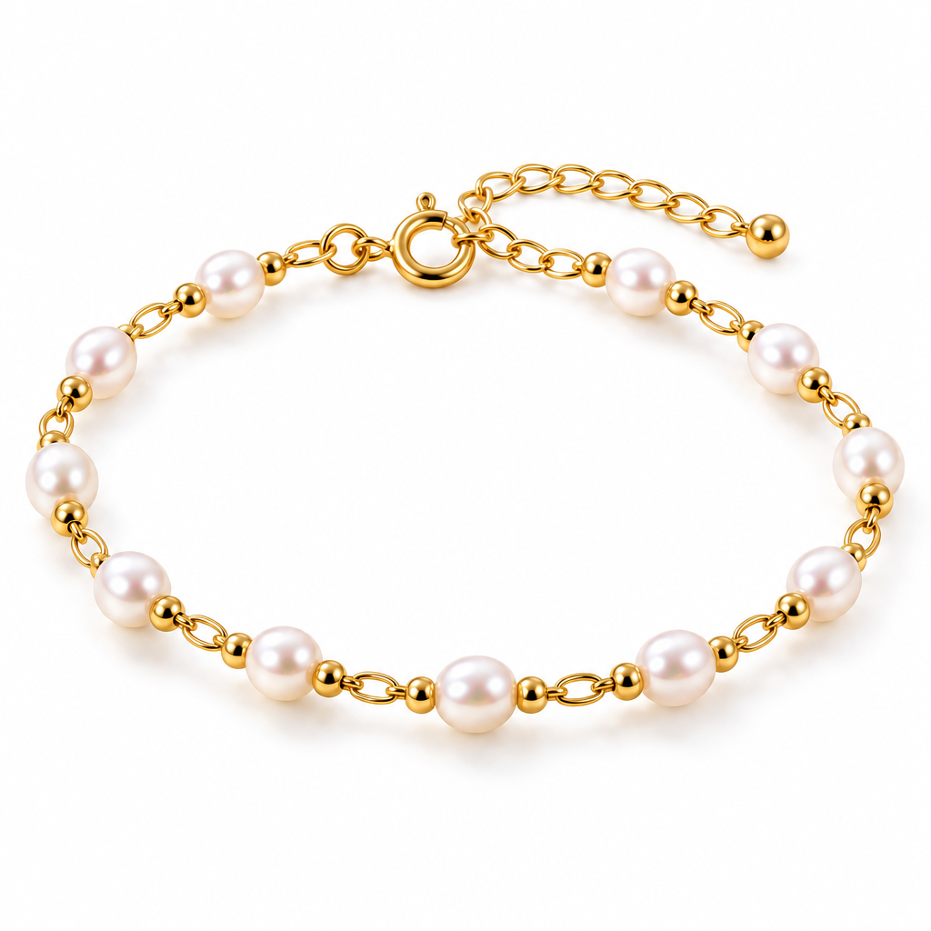 Varenmere™ Pearl & Chain Layering Bracelet